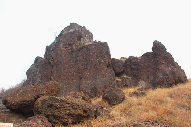 山东无棣碣石山---火山口地貌