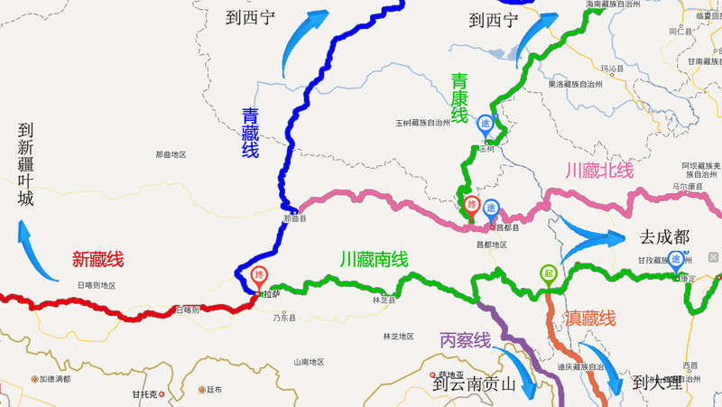 西藏自驾游 川藏南线和青藏线自驾总结 成都-318国道