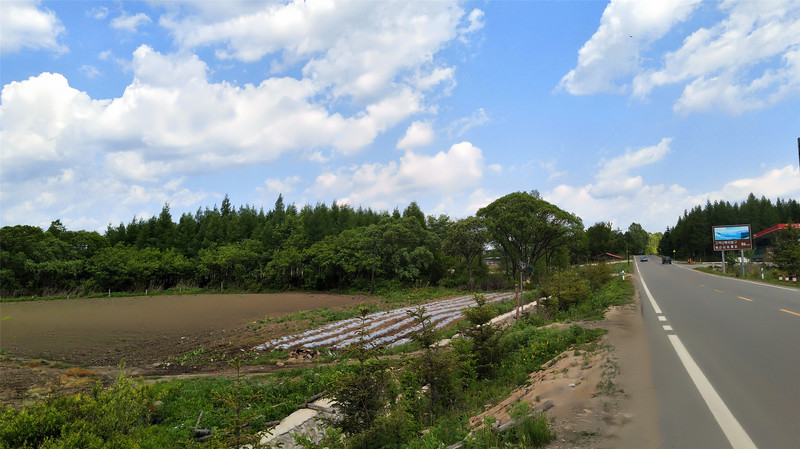 吉林延边州地区农村风光