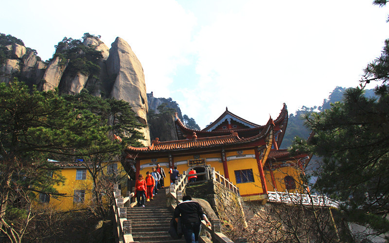那一年---中华四大佛教圣地【安徽九华山游记】化城寺,天台景区,观音