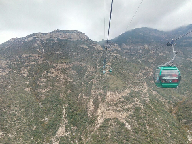                  恒山,上山索道