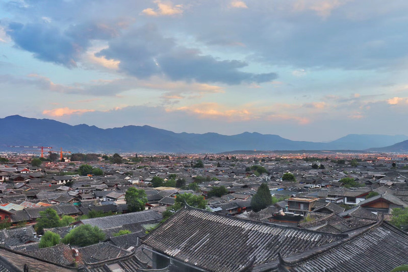 文昌宫拍古城全景