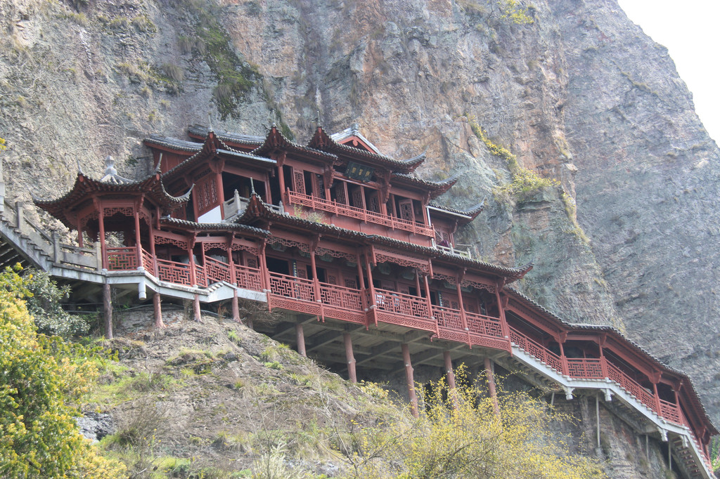 春季自驾游34:建德——大慈岩悬空寺