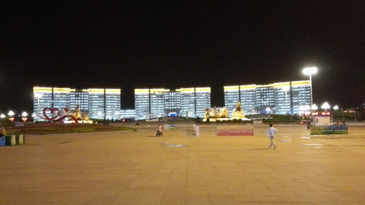 鄂尔多斯康巴什夜景