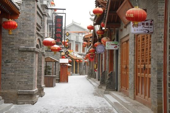 晋城赏雪圣地,一下雪小镇便成了古镇