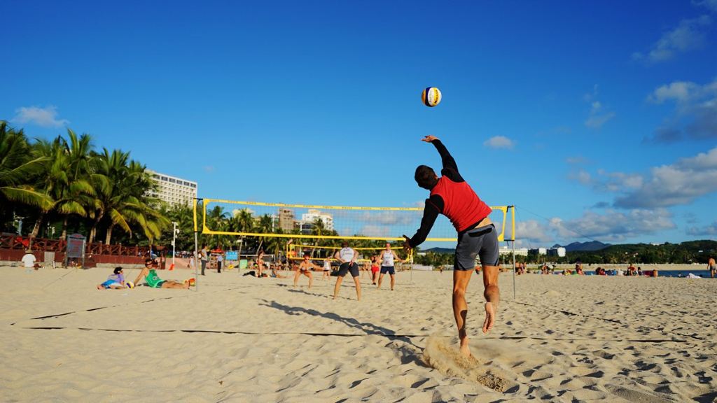 如何打排球视频教程图片