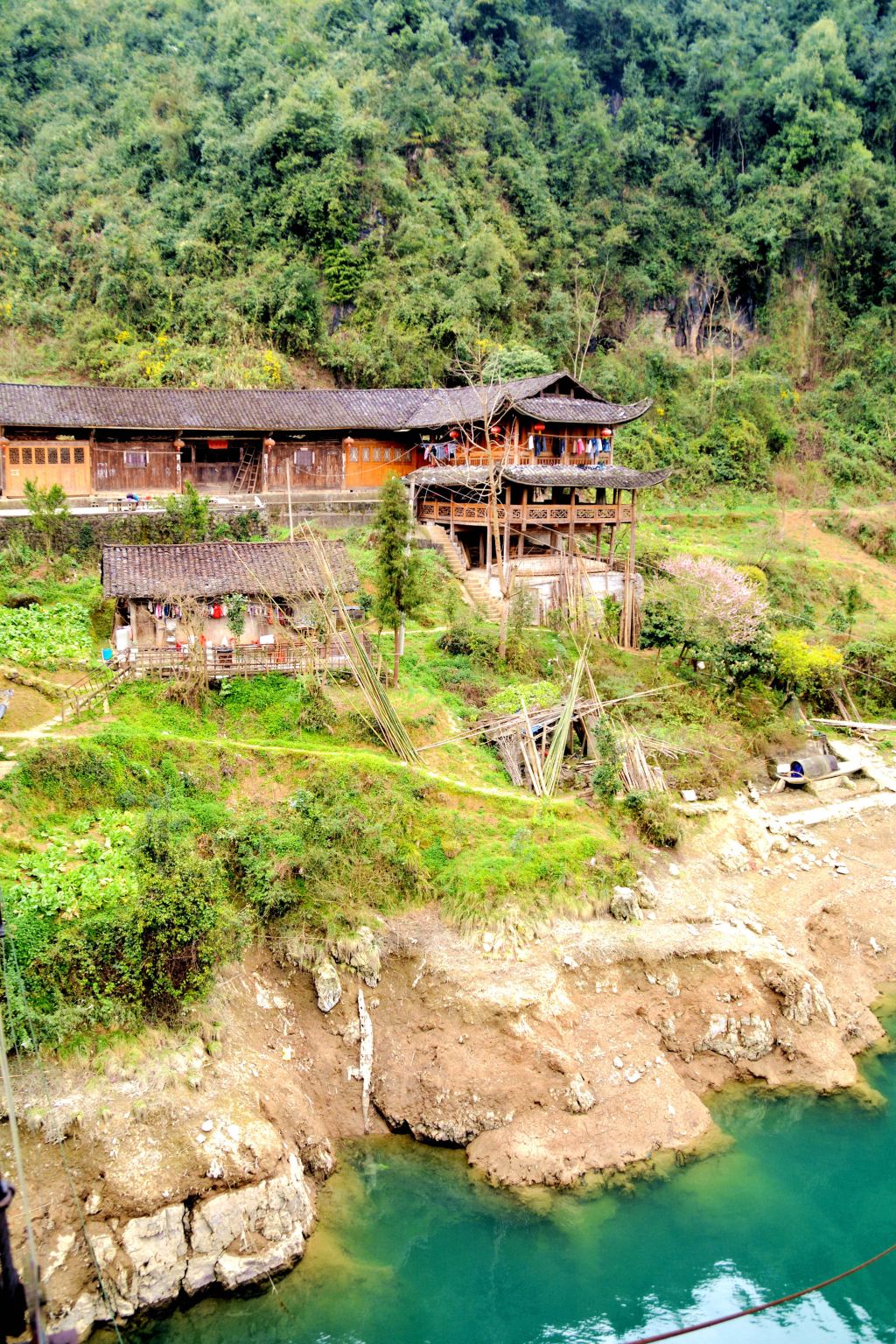 重庆,酉水河镇旅游.