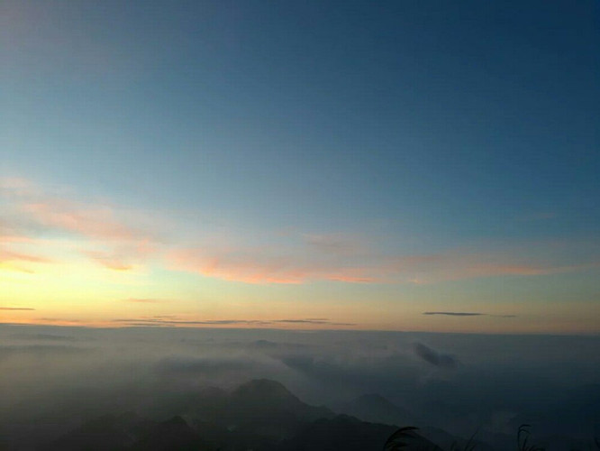 行走山水间,潮州凤凰山,凤凰日出