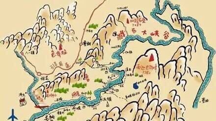 从西向东奔腾浩荡的雅鲁藏布江,奔流至南迦巴瓦,就倒转方向,形成一个