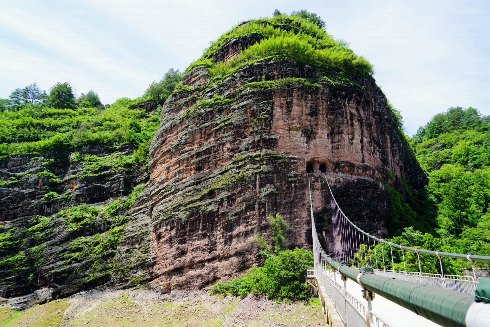 悬索赤石 泰宁丹霞地貌