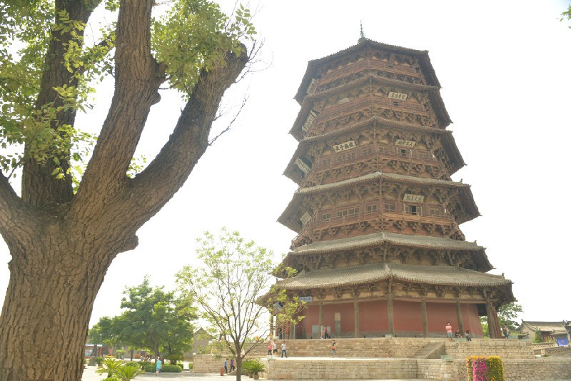 中国东北之行第二站木塔寺,悬空寺(山西朔州应县)