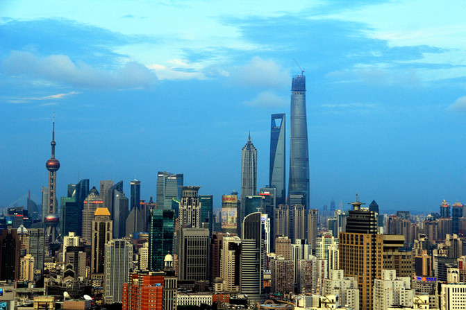 【上海】高楼大厦上欣赏上海城市风光