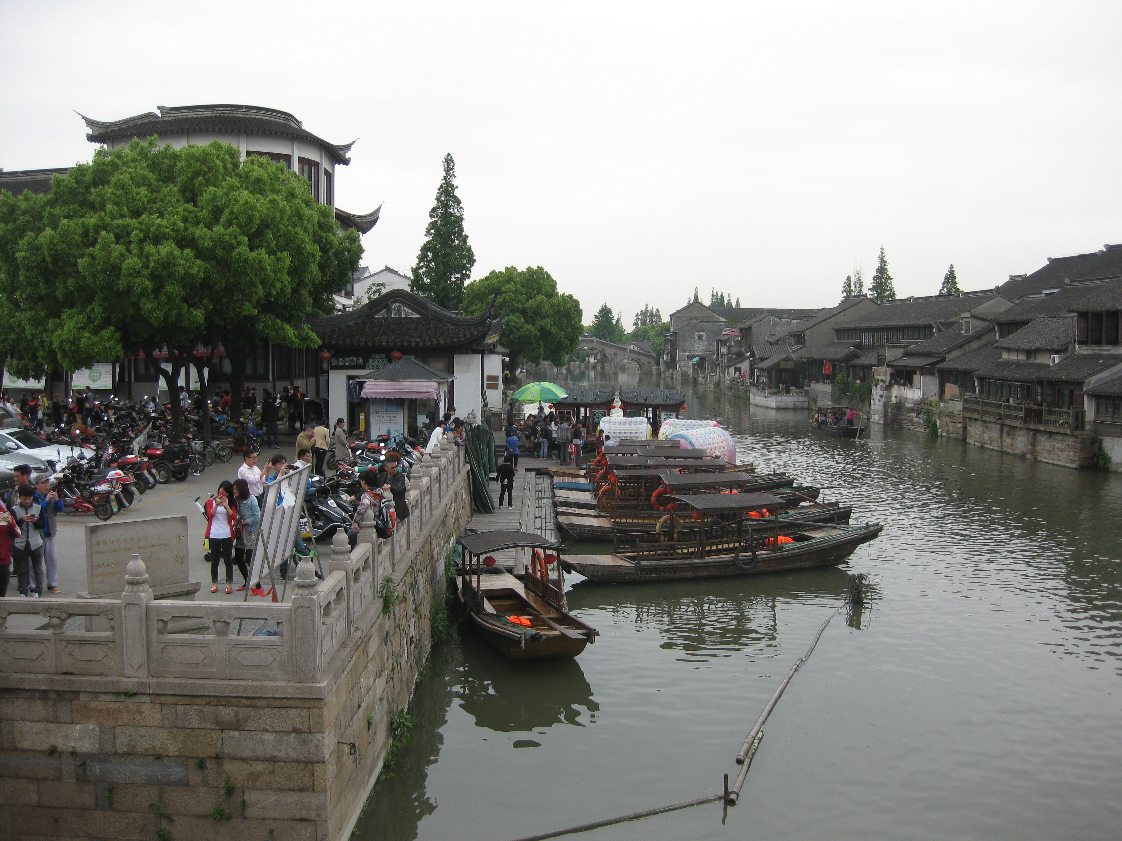 游昆山千灯古镇,嘉定紫藤园