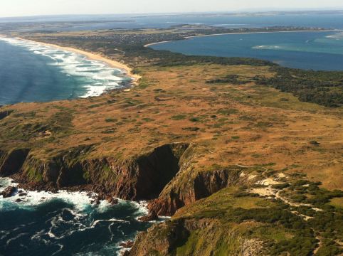 不要墨尔本的翡翠--我要去菲利普岛坐直升飞机