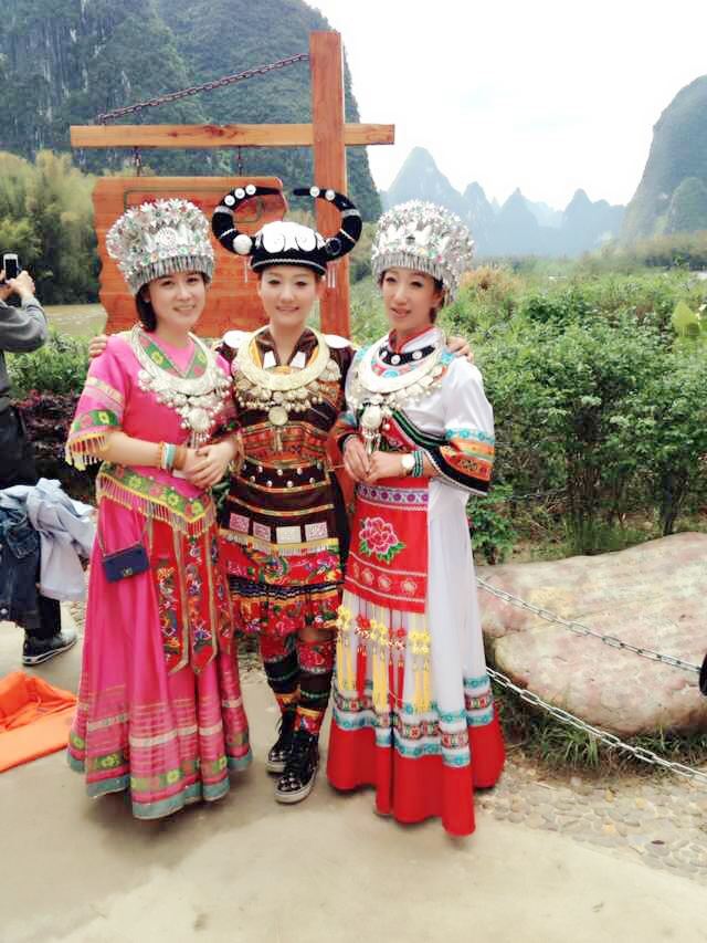 三个女人的一台桂林戏