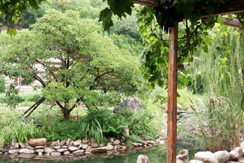 大连周边旅游,瓦房店龙门汤国家森林公园,石湖