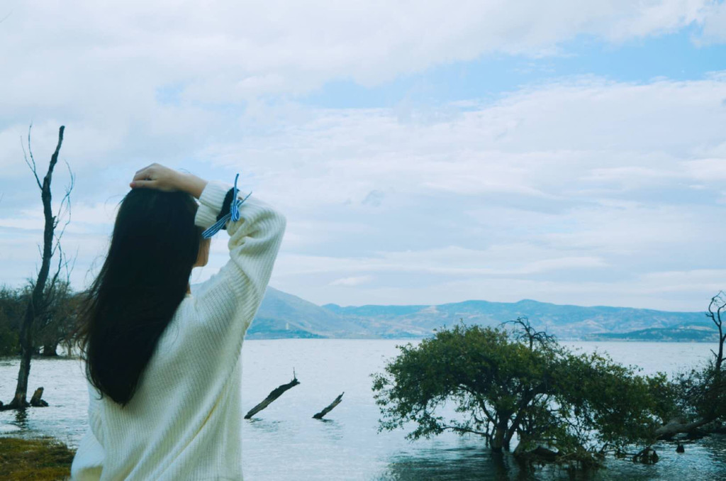 海南女孩旅行雲南,大理洱海並不是海,這才是它的真正的樣子!