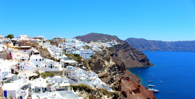 希腊自由行 - 爱情海希腊圣托里尼岛, 科拉岛锡