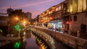 广州-荔枝湾涌夜景
