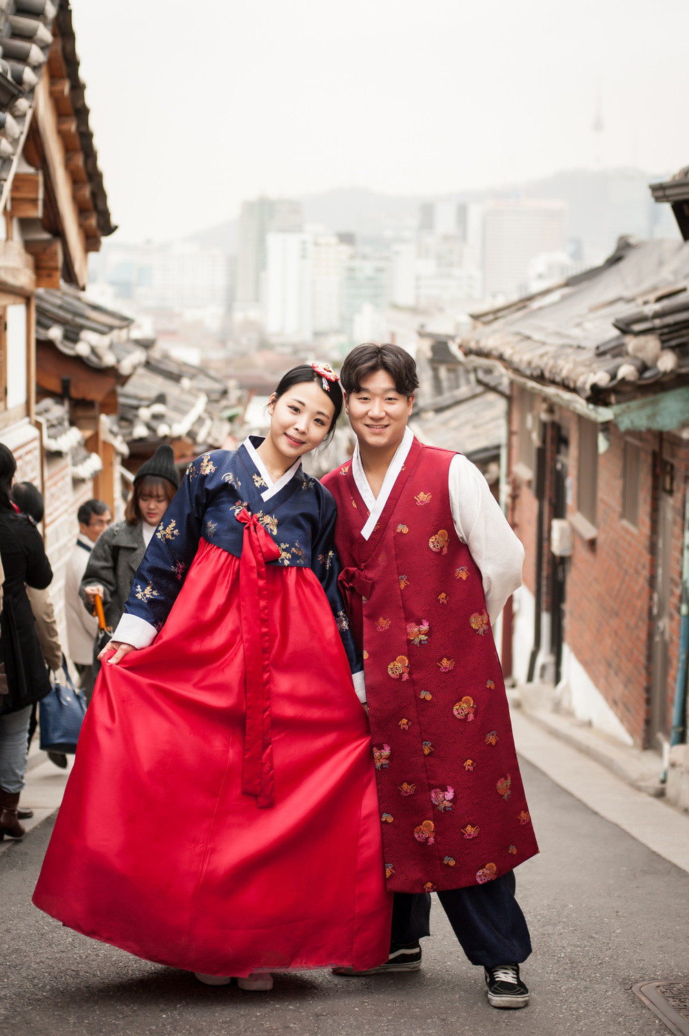 韩国传统服装 在仁寺洞体验韩服 首尔游记攻略 携程攻略