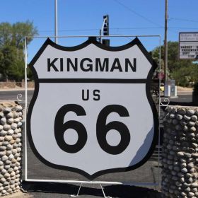 66号公路起点牌