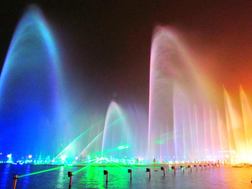 金鸡湖景区-金鸡湖音乐喷泉