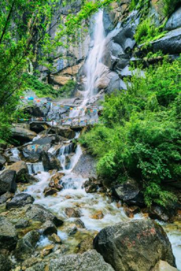 卡定沟天佛瀑布-林芝-doris圈圈