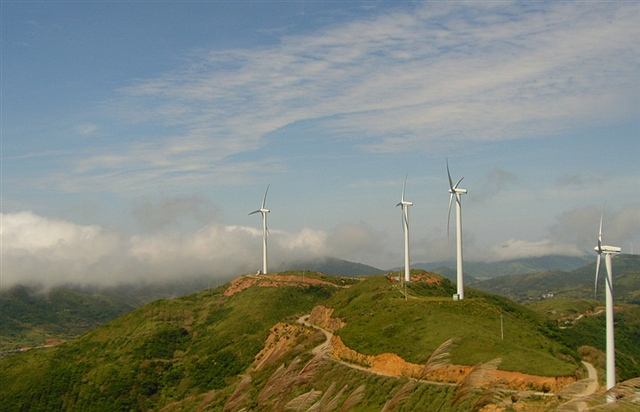 衢山岛风力发电场观光平台