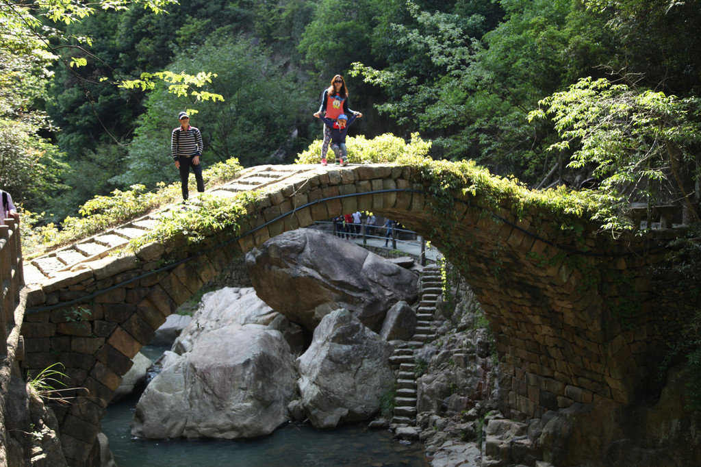 天台石梁桥,台州天台,天台见_大山谷图库