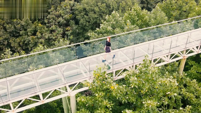 挑战高空-玻璃栈道|打卡常州茅山森林世界