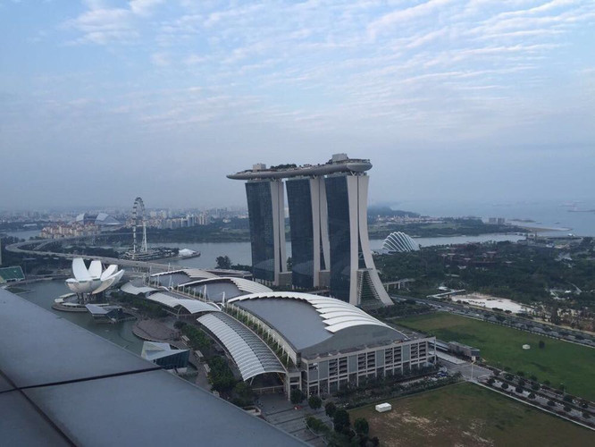 marina bay sands singapore(新加坡滨海湾金沙大酒店)