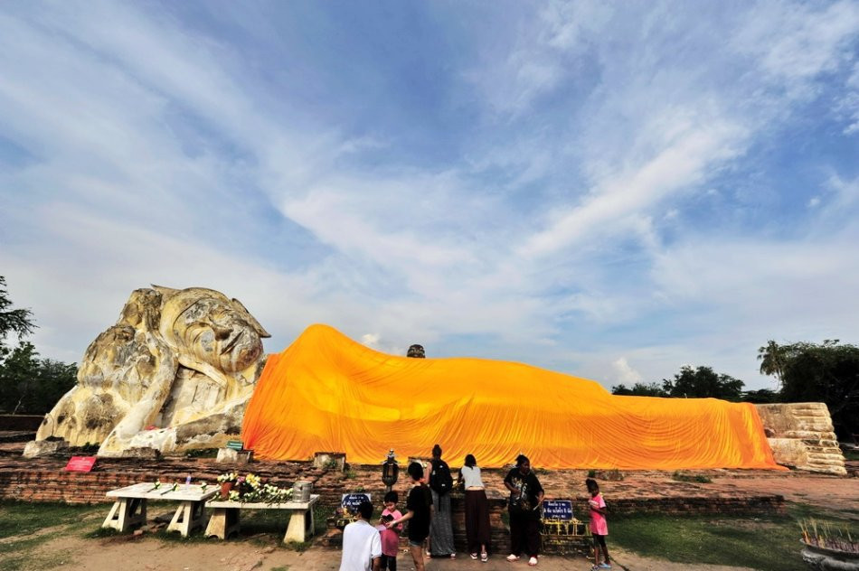 泰国大城府帕西桑碧寺,三朝国王栖息地