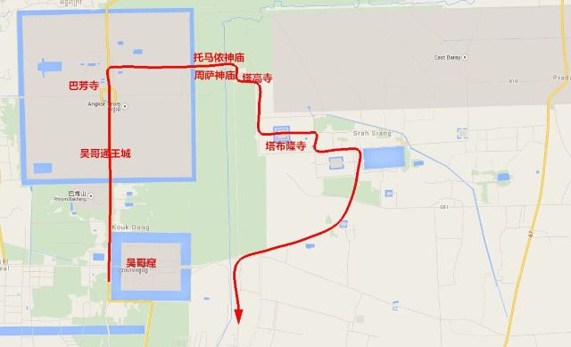 高清吴哥窟地图