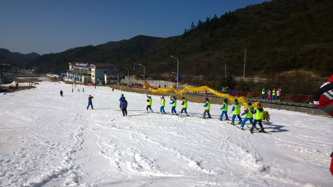浏阳大围山野外滑雪场图片