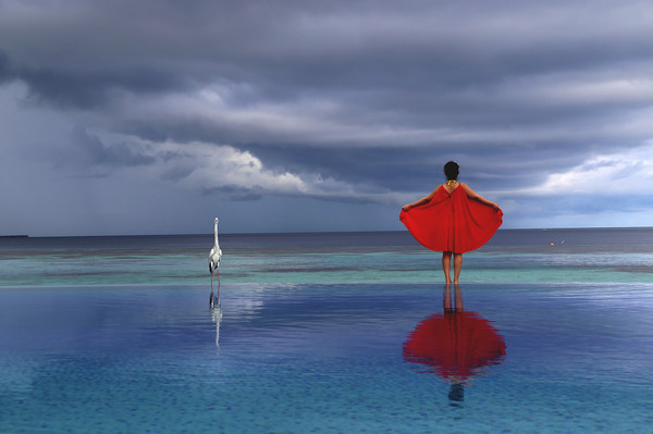 洒落在印度洋上的一串珍珠项链 马尔代夫lily beach莉莉岛奇幻之旅 内