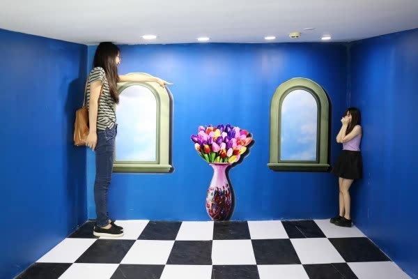 南昌首个星空错觉艺术馆3d魔幻画展
