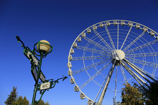 不大的游乐场真是有点对不起圣彼得堡这么大的城市,好在过山车,摩天轮