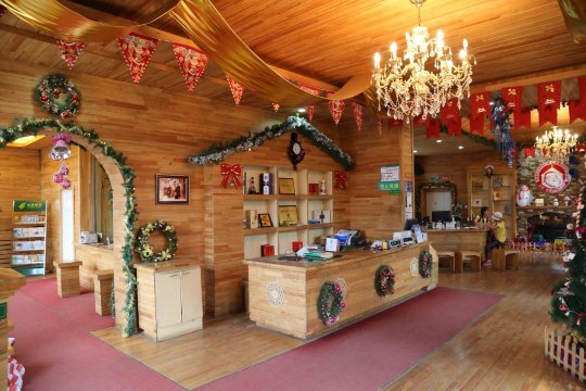 童话一般… 漠河北极村圣诞邮局