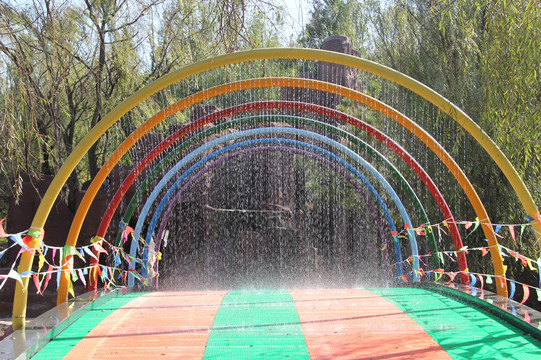 美丽的沂水雪山彩虹谷景区一日游