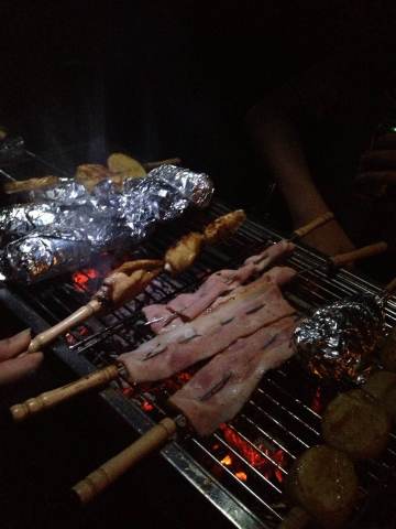 美味烧烤,炉子很赞 南澳