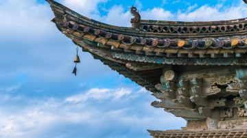 建水双龙桥古楼一角