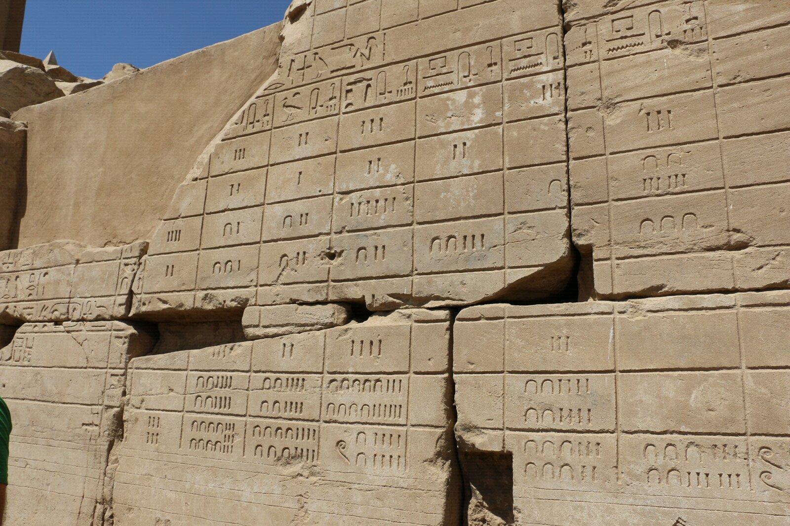 这是古埃及人发明的数字 埃及卢克索