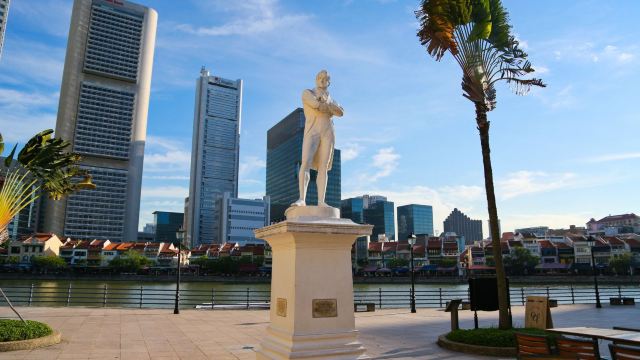 莱佛士爵士登岸遗址