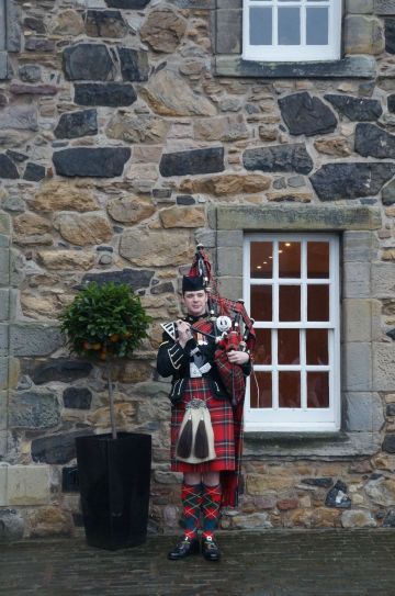 苏格兰风情男纸 爱丁堡城堡