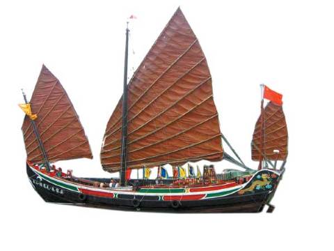 普陀船模主要有"绿眉毛",舟山"大捕船"以及机帆渔船和渔轮模型