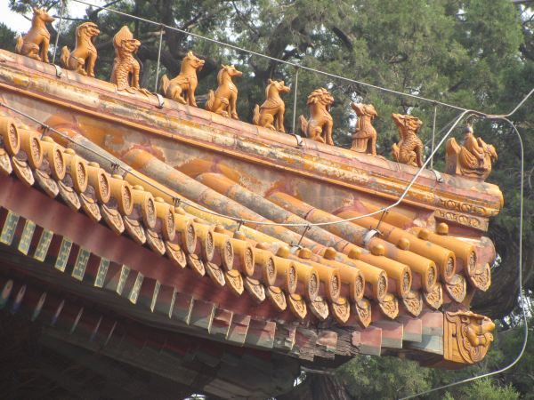 从北京孔庙大成殿飞檐的脊兽数量看清朝的规制