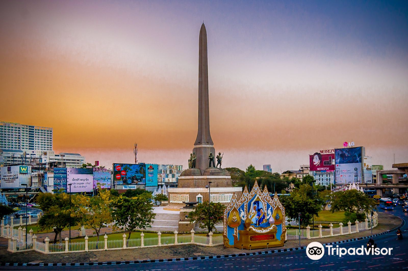 泰国曼谷 胜利纪念碑 อนุสาวรีย์ชัยสมรภูมิ